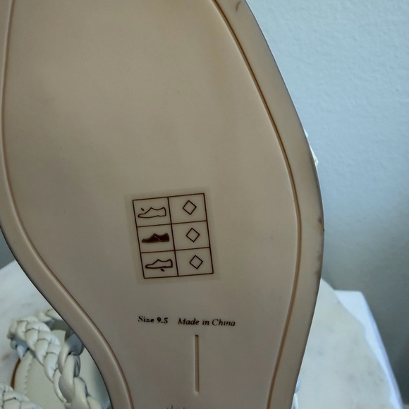 Dolce Vita Ivory Braided Sandals NIB size 9.5 - Picture 4 of 10